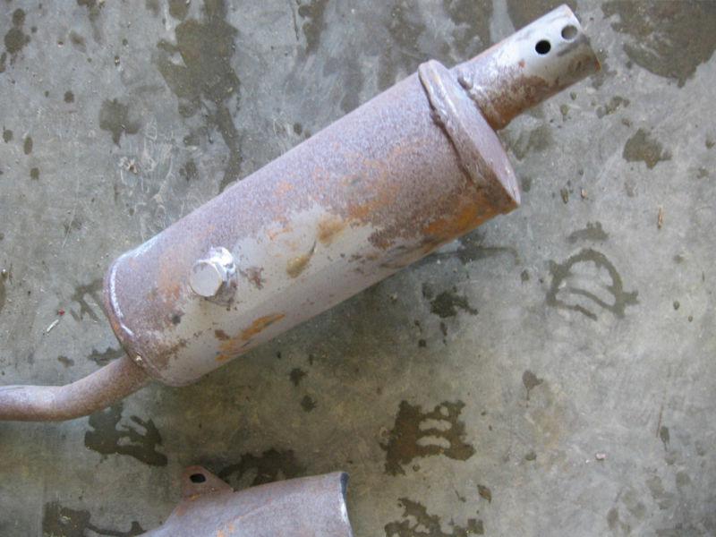 Sell 1986 Suzuki LT50 LT 50 4 wheeler exhaust pipe muffler heat shield