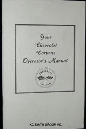 1953/1954/1955 corvette owners manual