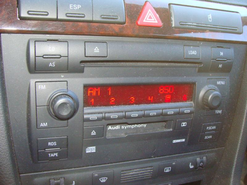 2002 audi a6 s6 allroad oem 6 cd player radio bose 