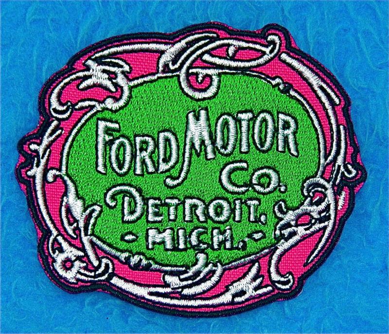Ford motor co. detroit mich. embroidered iron on patch 