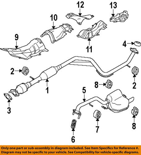 Mazda oem yj1540582a exhaust bolt & spring/exhaust bolt/spring