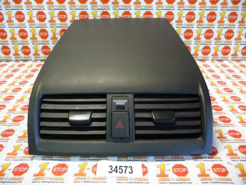 03 04 05 06 07 honda accord dash bezel w/ ac vents emergency hazard switch oem