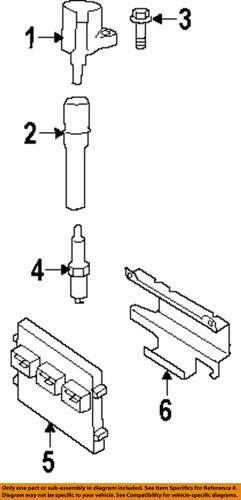Ford oem 3l3z-12029-ba ignition coil/direct ignition coil