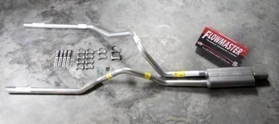 Dodge ram 94-01 dual exhaust kit + flowmaster 50 + tips w/ mandrel