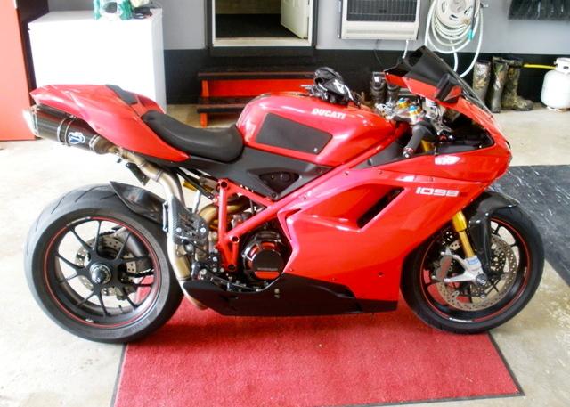 Techspec gripster tank pads ducati 848 snake skin 2007 - 2013