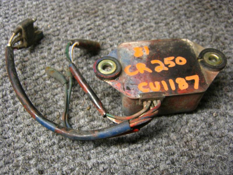 Sell HONDA 1981 CR250 CU1187 CDI BOX IGNITION OEM VINTAGE AHRMA 30400
