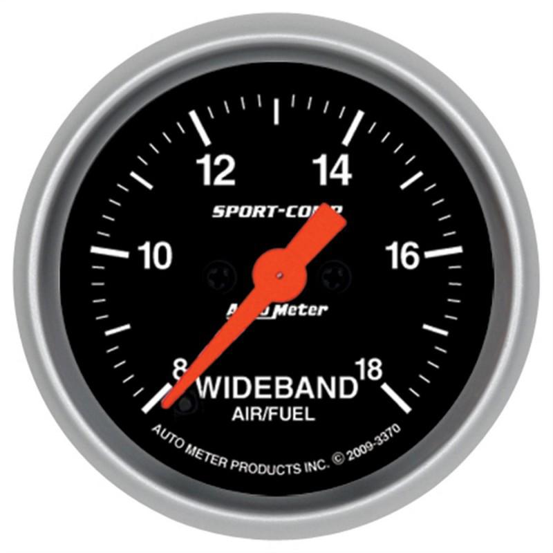 Auto meter 3370 sport-comp analog gauges wideband air fuel ratio kit -  atm3370