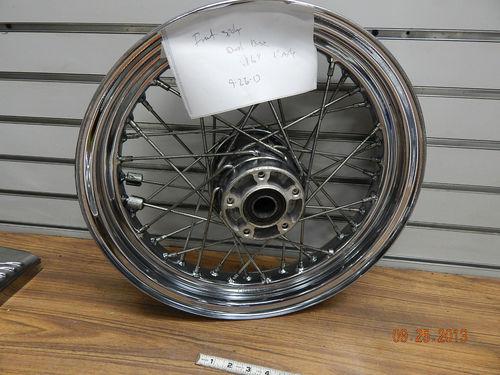Front spoke wheel harley touring classic bagger ultra road king 16" 1" axle fl