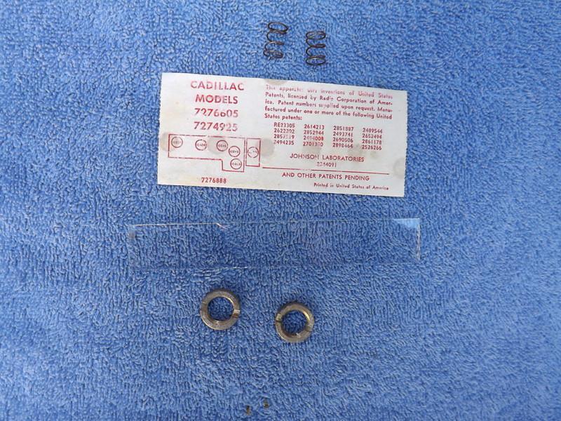 1961 cadillac miscellaneous radio parts lot