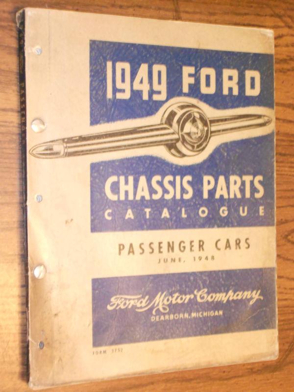 Sell 1949 FORD CHASSIS PARTS & ACCESSORIES CATALOG / PARTS BOOK