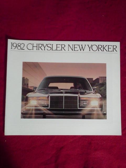 1982 chrysler new yorker sales dealer brochure