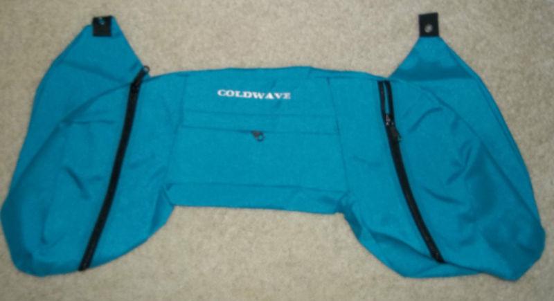 Coldwave snowmobile windshield bag ~carry pack~teal for polaris 88-95 models