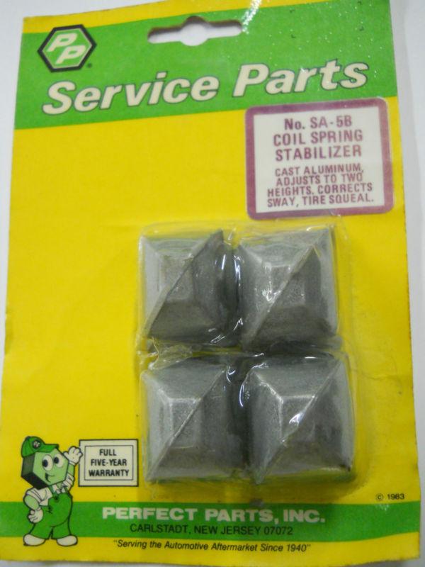 Perfect parts cast aluminum coil spring stabilizers - 2 heights - 3/4'' & 1''