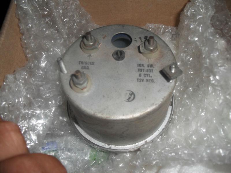 VINTAGE BLUE LINE 10K SUN SUPER TACH TACHOMETER MOPAR,CHEVY,442,AMC,GTO,BUICK, US $99.99, image 3