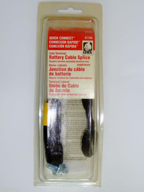 New lynx quick connect side post battery splice connects to harness assembly