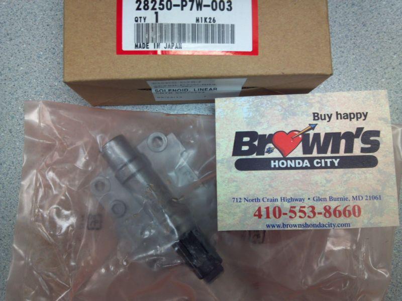 New genuine honda auto transmission linear solenoid  28250-p7w-003