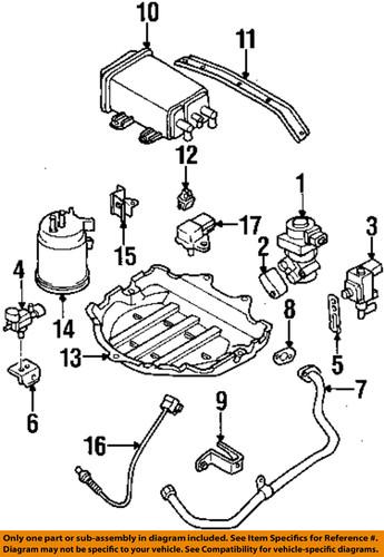 Mazda oem zm0318741 air intake-solenoid valve