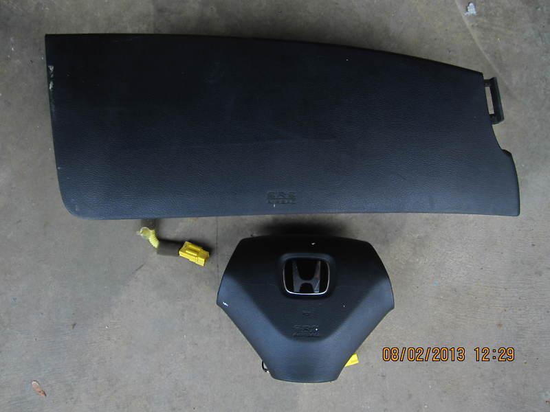 Honda accord coupe airbags set 2003-2004-2005-2006-2007 black 03-04-05-06  