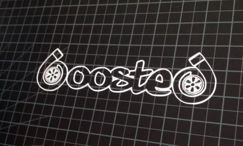 Boosted turbo jdm fresh dope vinyl decal sticker 8" custom