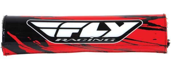 Fly racing red 10 '' handle bar crossbar pad yamaha banshee blaster yfz 450 450r