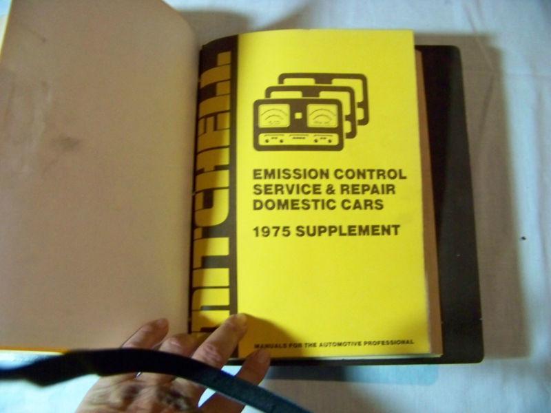 MITCHELL 1966-74 EMISSION CONTROL SERVICE & REPAIR BOOK Domestic + Suplements, US $29.99, image 3
