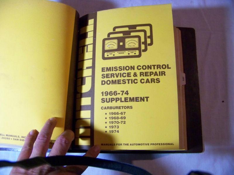 MITCHELL 1966-74 EMISSION CONTROL SERVICE & REPAIR BOOK Domestic + Suplements, US $29.99, image 4