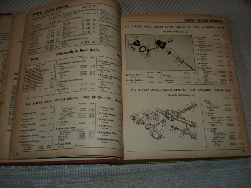 1963-1969 MOTORS PARTS BOOK MANUAL CHEVY CADILLAC BUICK FORD DODGE WILLYS NASH, US $24.99, image 3
