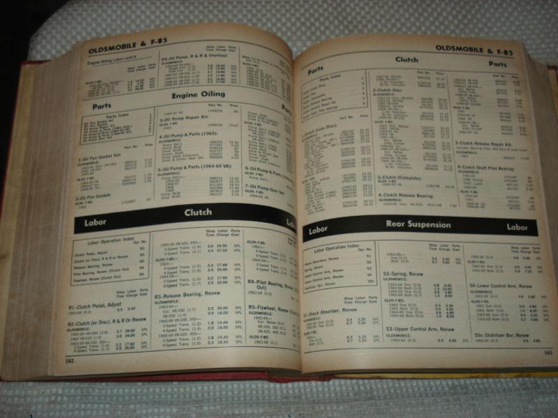1963-1969 MOTORS PARTS BOOK MANUAL CHEVY CADILLAC BUICK FORD DODGE WILLYS NASH, US $24.99, image 8