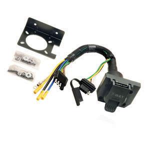 Tow-ready connector adapter, 7-pin to 4-flat 20144