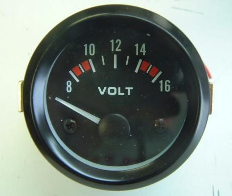 12v car voltmeter 12 volt meter gauge free shipping