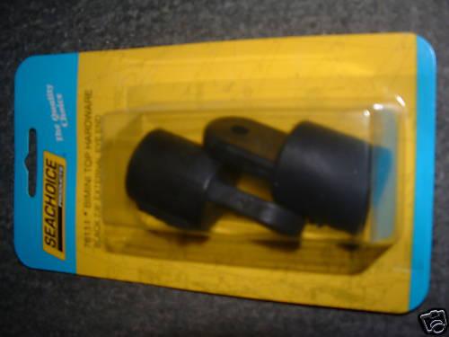 Bimini top 7/8 external eye end top eye end 50-76111 black boat canvas hardware 