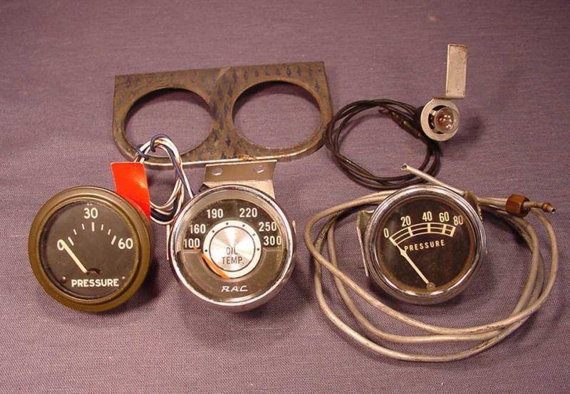 Sell Three Oil Gauges Mechanical Pressure, Temperature, Electronic