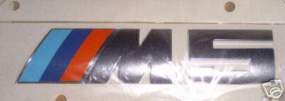 Genuine bmw e60 e61 5 series 2004-2010 m5 emblem badge factory sealed