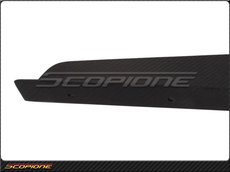 Scopione Nissan 09-14 GT-R GTR R35 Black Matte Carbon Fiber Diffuser Blade Fins, US $529.87, image 7