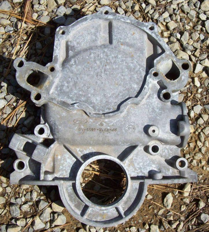 Sell Ford 302 Timing Cover 1983 with Fuel Pump Mounting Hole in