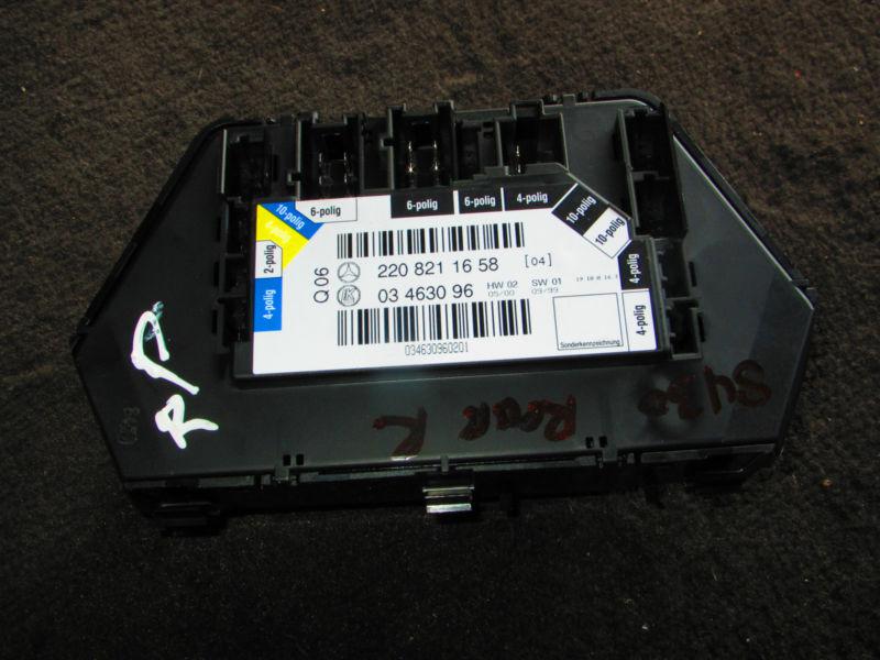 Purchase MERCEDES BENZ REAR RIGHT PASSENG SIDE COMFORT SEAT CONTROL