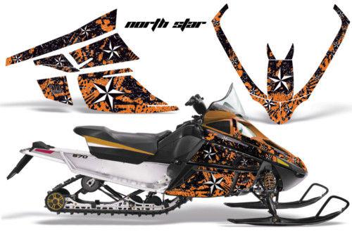 Snowmobile sled graphic wrap kit arctic cat f series z1