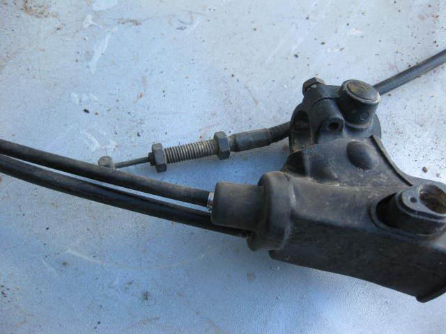 Suzuki lt230 quad runner 230  atv clutch lever with double cable