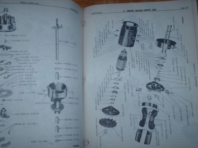 Purchase 1955 DODGE TRUCK PARTS BOOK / CATALOG / ORIGINAL C SERIES in