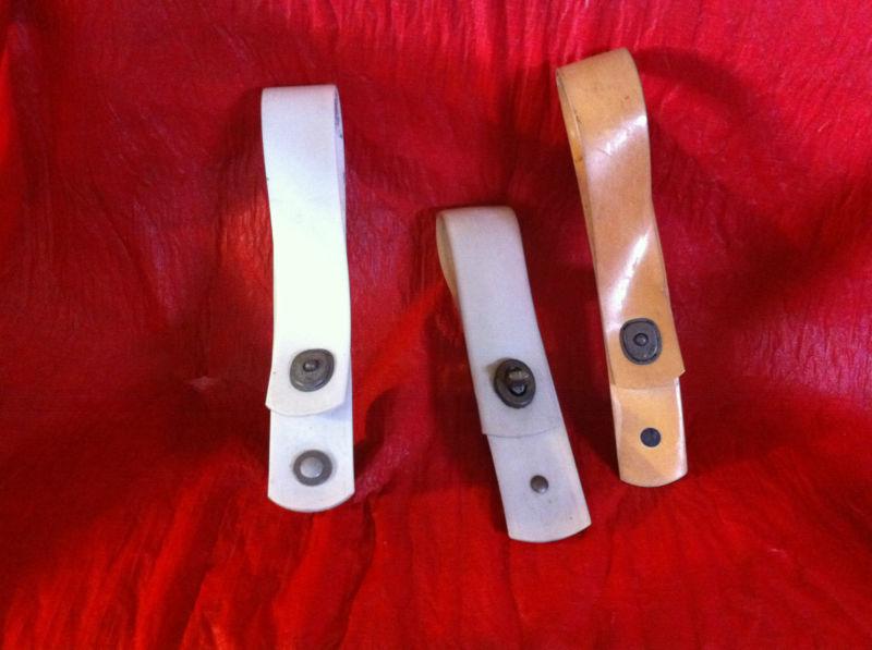 Vinyl 5/8" line holder (3) - easy to use securing straps - strap over your rail