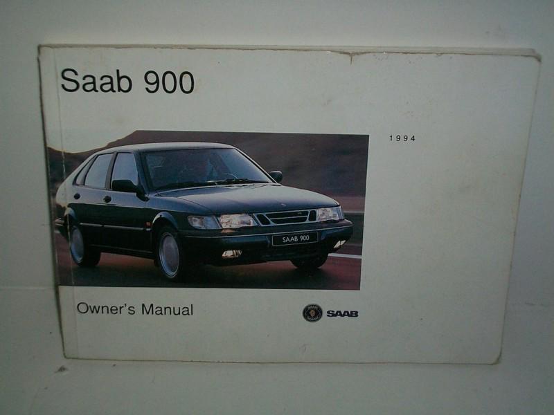 1994 saab 900 owners manual
