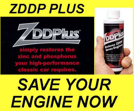 Zddpplus zddp engine oil additive zinc phosphorus 4oz.