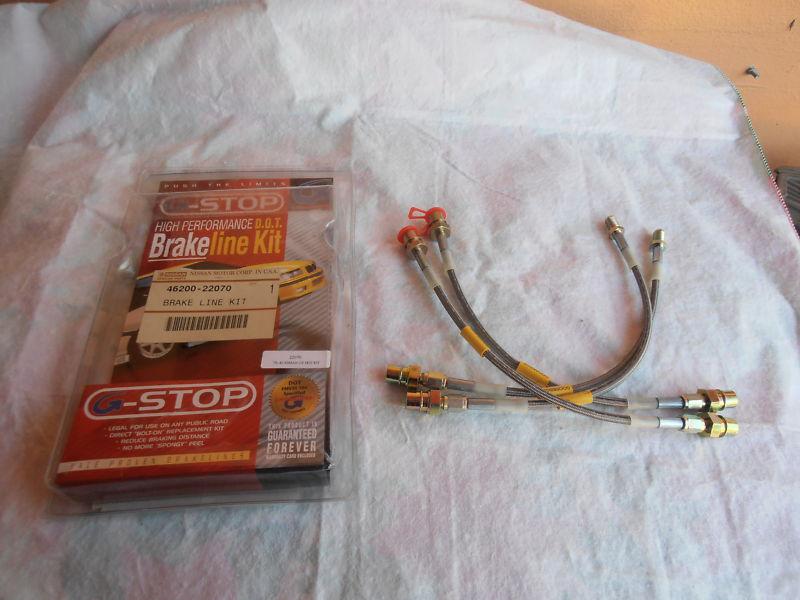 Goodridge g-stop ss brake line kit for 79-81 nissan 280zx front & rear 