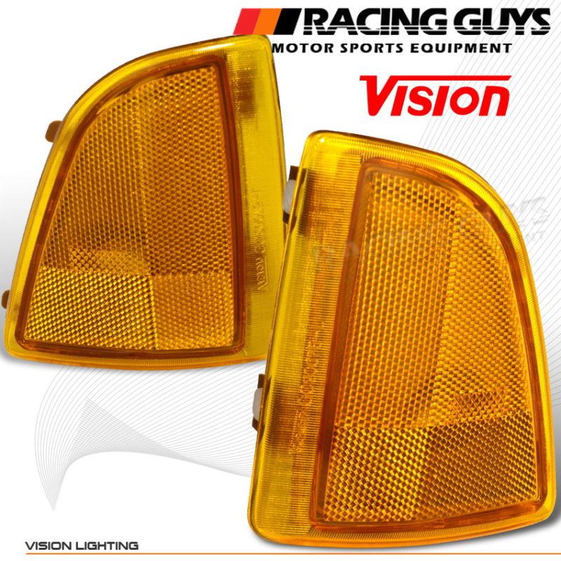 Purchase GMC PICKUP TRUCK AMBER STYLE VISION CORNER SIGNAL LIGHTS LAMPS