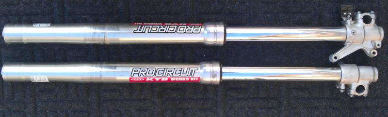 1998 kawasaki kx250 kx 250 front forks suspension