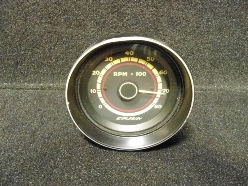 8000 rpm tachometer 3.5" medallion/cajun outboard boat instrument # 5