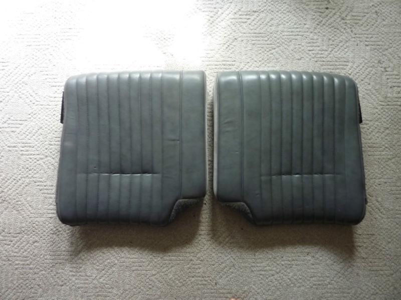 1982-92 camaro z28 & firebird trans am grey leather rear seat back right & left