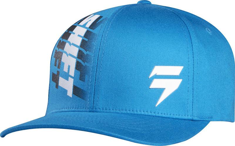 Shift glory blue hat  motocross mx 2014 cap white black