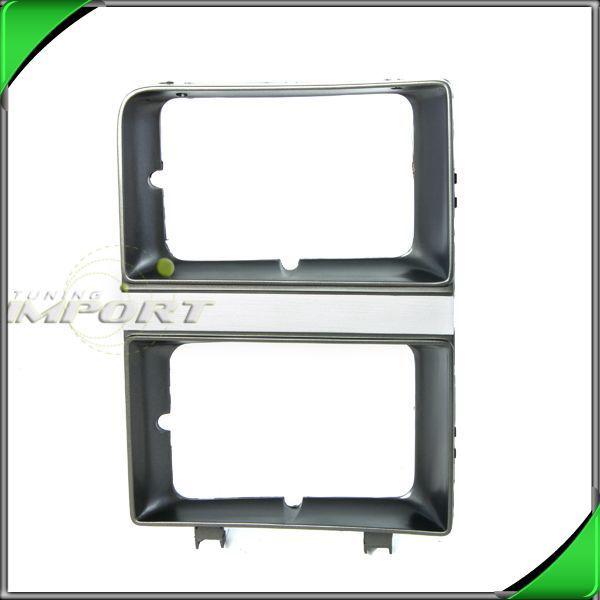 83-84 c/k 10 pickup tahoe suburban jimmy head light lamp argent bracket bezel lh