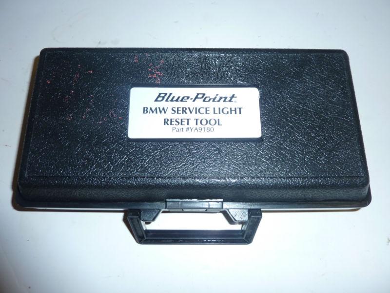 Blue point bmw service light reset tool ya9180